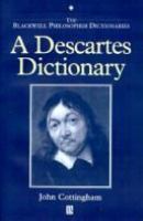 A Descartes dictionary /