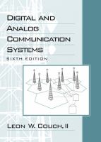 Digital and analog communication systems /