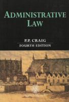 Administrative law.