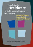 Introduction to healthcare for Arabic-speaking interpreters and translators /