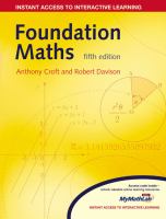 Foundation maths /