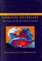 Introducing narrative psychology : self, trauma, and the construction of meaning /