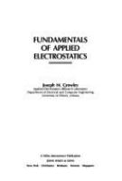 Fundamentals of applied electrostatics /