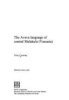 The Avava language of central Malakula Vanuatu /