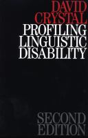 Profiling linguistic disability /