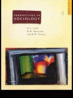 Perspectives in sociology /