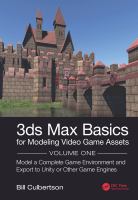 3ds max basics for modeling video game assets.