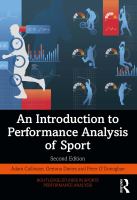 An introduction to performance analysis of sport /