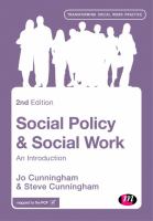 Social policy and social work : an introduction /