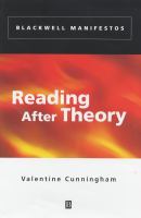 Reading after theory /