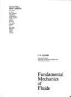 Fundamental mechanics of fluids /