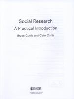 Social research a practical introduction /