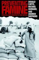 Preventing famine : policies and prospects for Africa /
