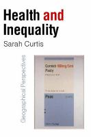 Health and inequality geographical perspectives /