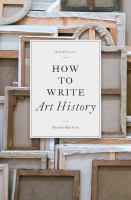 How to write art history /