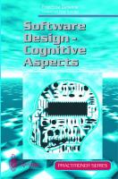 Software design--cognitive aspects /