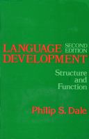 Language development : structure and function /