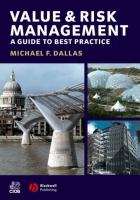 Value and risk management : a guide to best practice /