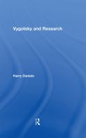 Vygotsky and research /