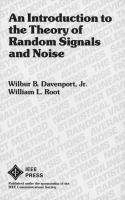An introduction to the theory of random signals and noise /