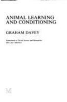 Animal learning and conditioning : Graham Davey.