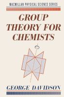 Group theory for chemists.