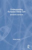 Understanding European Union law /