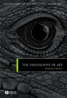 The philosophy of art /