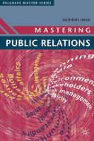 Mastering public relations /