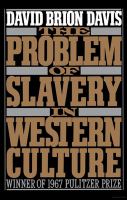 The problem of slavery in Western culture