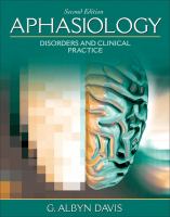 Aphasiology : disorders and clinical practice /