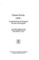 Chinese novels (1822) /