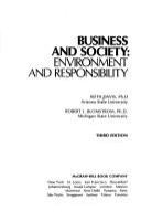 Business and society : environment and responsibility [by] Keith Davis [and] Robert L. Blomstrom.