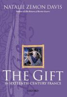 The gift in sixteenth-century France /