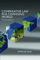 Comparative law in a changing world /