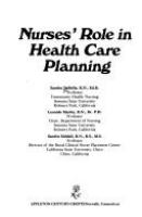 Nurses' role in health care planning /
