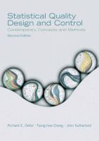 Statistical quality design and control : contemporary concepts and methods /