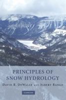 Principles of snow hydrology /