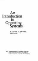 An introduction to operating systems /