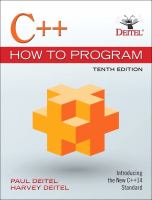 C++ how to program /