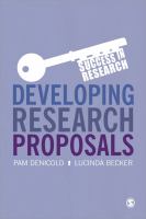 Developing research proposals /