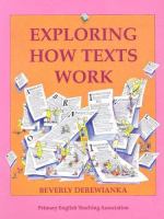 Exploring how texts work /