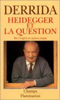 Heidegger et la question /