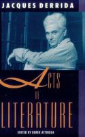 Acts of literature /