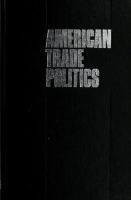 American trade politics : system under stress /