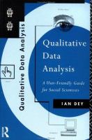 Qualitative data analysis : a user-friendly guide for social scientists /