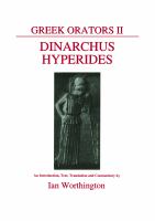 Dinarchus and Hyperides /