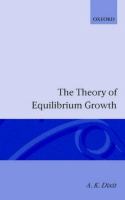 The theory of equilibrium growth.