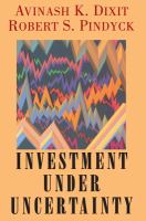 Investment under uncertainty /