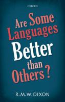 Are some languages better than others? /